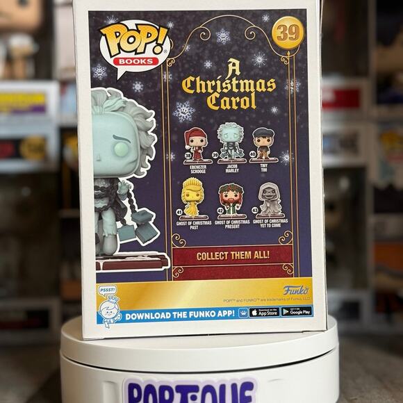 A Christmas Carol Jacob Marley Glow-in-the-Dark Funko Pop! - Picture 3 of 6